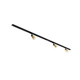 PURI 2.0, 1Ph., Triple rail Set, QPAR51, gold/black