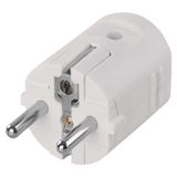 Plug  for extension cord, white