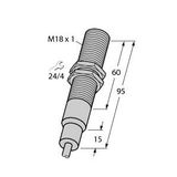Inductive Sensor With Increased Temperature Range   BI5-EM18-AP6/S907