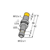Inductive Sensor With Extended Switching Distance   NI10U-M12E-VN44X-H1141