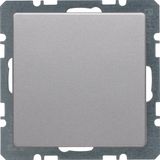 Blind plug with centre plate Q.1/Q.3 alu velvety, lacquered