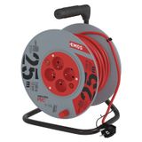 PVC Extension Cord Reel with switch – 4 sockets, 25m, 1.5mm2