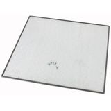 XLST5S63 Bottom-/top plate, closed,  galvanized, for WxD = 600 x 300mm, IP55
