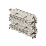 HDC insert, Female, 500 V, 16 A, Number of poles: 24, Tension-clamp connection, Size: 8