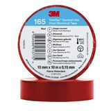 INSULATING TAPE TEMFLEX 165 15X10 RED
