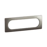 PLATE 3G LARGE SATIN STEEL