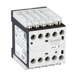 Four-pole contactor, AC coil 50/60Hz, 48VAC, rear PCB solder pin