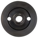 Round nut for level discs