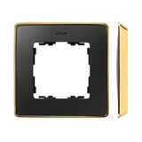 Single frame, Graphite, gold base