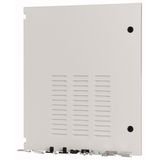 XTSZDSQV4L-H700W600 Section wide door, ventilated, left, HxW=700x600mm, IP42, grey