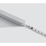WHITE IP68 PROFILE 2m + PMMA opal diffuser