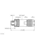Field-Wireable Connector Industrial Ethernet   FW-ERSSM0426-FD-P-0408