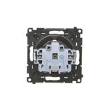 Double socket outlet with earthing and current phase constancy, (Complete product), 16A, 250V, Screw, Bronze matt, metalic