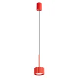 Pendant lamp AURA 1 red Gx53
