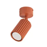 Ceiling lamp KARBON 1 red ochre