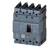 Circuit breaker 3VA5 UL frame 125 breaking capacity class H 65 kA @ 480 V 4-pole