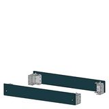Base corner pieces with cover H: 100 mm W: 1100 mm