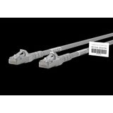 Patch cord Cat.6A AWG 26 5.0 m gray with wrap label
