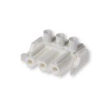 Coupler 3-p socket, wht
