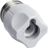 Screw caps D02 E18 plastic 63A with indicator hole