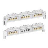 Terminal block, grey, Rated insulation voltage 690V AC, Rated insulation voltage 690V DC