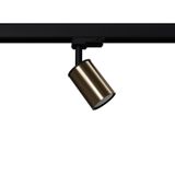 TRACK LAMP 3 PHASE MOVABLE WINX BLACK/GOLD GU10