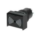 Panel mount buzzer, intermittent/continuous sound, 12-24 VDC supply M2BJ9190R