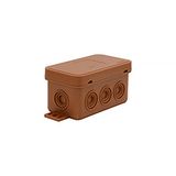 Puszka n/t 80x45x41 IP54 8-wl V8 brązowa