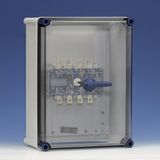 Encl. with couple switch 160A 4P