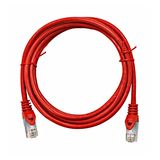 Patchcord RJ45 shielded Cat.6a 10GB, LS0H, red,  3.0m