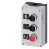 Enclosure for command devices, 22 mm, round