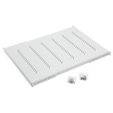 19" Shelf Fix, Heavy Duty, 150kg Load, D=750mm, 1U, RAL7035
