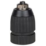 Keyless chucks up to 13 mm D= 1.5 - 13 mm; A= 3/8" - 24