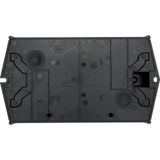 P1-32/I2/SVB-SW/HI11 Main switch, P1, 32 A, surface mounting, 3 pole, 1 N/O, 1 N/C, STOP function, With black rotary handle and locking ring, Lockable in the 0 (Off) posit