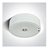 Theia-EM LED 3W 300lm IP20 EM-3h 155ø 230V Autotest