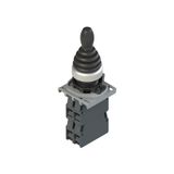 Complete unit with joystick, fixing adapter and contacts
