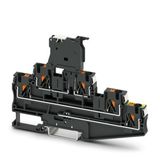 PT 4-PE/L/HESILED 24 (5X20)-R-CLM - Fuse modular terminal block