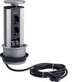liftable multisocket-outlet 2so 2xCat.6