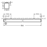 Surface-mounted luminaire Finea D Diffuser White rectangular ET 20W 2000lm Lambertian (L) IK03 3 SDCM