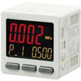 ISE20A, High-Precision Digital Pressure Switch, 3-Screen Display (IP40)