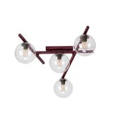 SMART 4 BURGUNDY TRANSPARENT