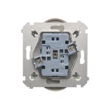 TV-DATA aerial socket, atten.: 5dB, anthracite, metalic