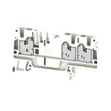 Feed-through terminal block, SNAP IN, white, 2.5 mm², 24 A, 800 V, Num