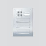 CL 411 BD2A 03 B Siedle Classic pass-through letterbox front panel audio