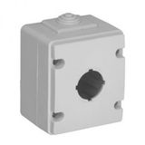 BOX F/PUSH-BUTTON DEVICES OF Ø22MM WHITE