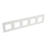 Val cover frame 5 mech.hor/vert white
