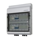 DC stringbox with release coil and magnetic_circuit_breaker, IN 4_strings/2_OUT 1000V