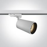 WHITE 10W GU10 TRACK SPOT 100-240V DARK LIGHT