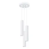 HANGING LAMP WITH SUSPENDED CASCADE TUBES FROM THE CARBON SERIES FOR GU10 FOR DINING ROOM