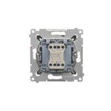 HDMI double socket, module, black matt, HDMI Standard: HDMI 2.1